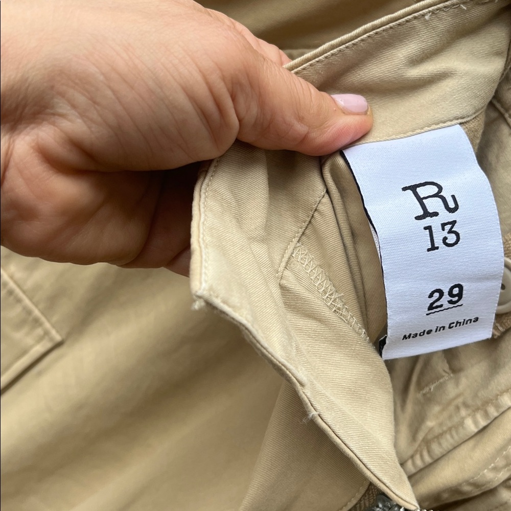 R13 Trench Cargo pants 29 pockets belts - Picture 5 of 11